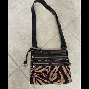Brighton animal print small shoulder bag